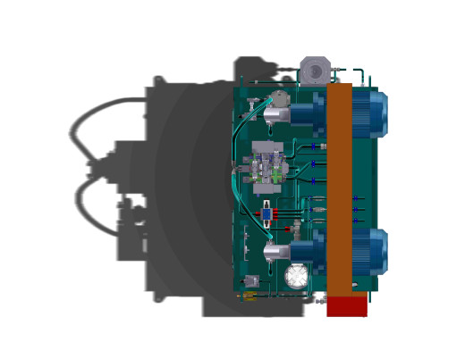 液压动力装置2000L模型3D图纸 x_t格式缩略图